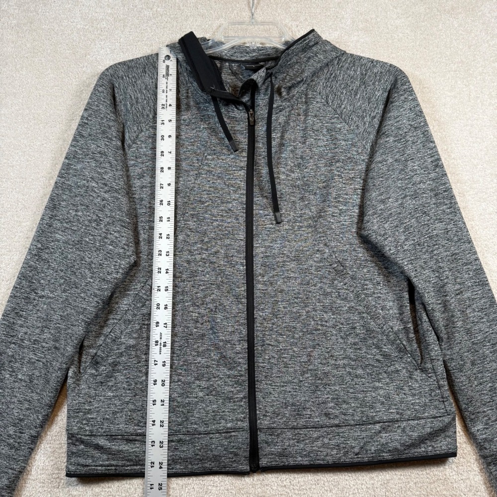 KUHL Womens Grey Heathered Full Zip Hoodie Jacket Activewear Size Large - Picture 7 of 8